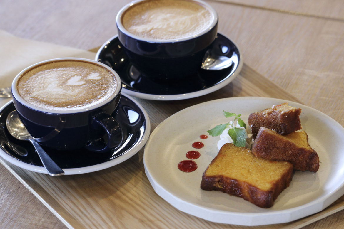 Miyajima cafe Hiroshima cake carrot Japan